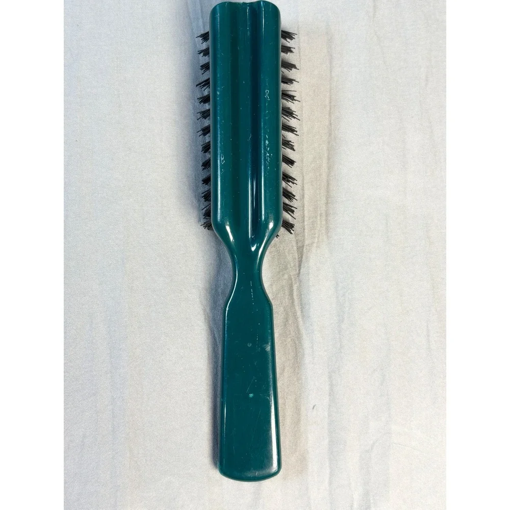 Vintage Goody Hair brush  green USA Made